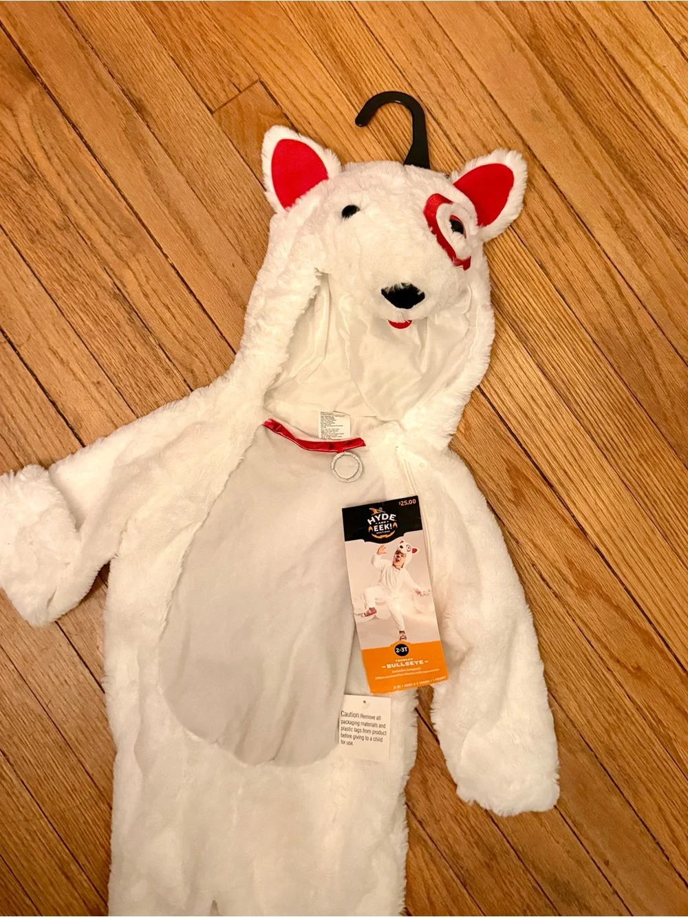 Halloween Costume Target Toddler 2T-3T Bullseye Dog NWT